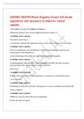 ARDMS OBGYN Mock Registry Exam A21 Exam&NewLine;questions and answers Graded A&plus; latest&NewLine;update&NewLine;The Doppler tracing of the Ductus Venosus is&NewLine;Abnormal&comma; displays flow reversal indicated by flow peak at 'a'&NewLine;3 multiple choice options&NewLine;The ductus arte
