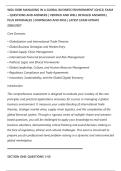 WGU D080 MANAGING IN A GLOBAL BUSINESS ENVIRONMENT &lpar;QHC2&rpar; EXAM&ndash; QUESTIONS AND ANSWERS &vert; VERIFIED AND WELL DETAILED ANSWERS &vert;&NewLine;PLUS RATIONALES &vert; DOWNLOAD AND PASS &vert; LATEST EXAM UPDATE&NewLine;2026&sol;2027