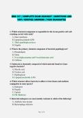 BMS 127 &vert; COMPLETE EXAM 2026&sol;2027 &vert; QUESTIONS AND 100&percnt; VERIFIED ANSWERS &vert; PASS GUARANTEE