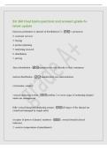 BU 360 Final Exam questions and answers grade A&plus;&NewLine;latest update&NewLine;functions performed in channel of distribution &lpar;7&rpar; - 1&period; promotion&NewLine;2&period; customer services&NewLine;3&period; buying&NewLine;4&period; product planning&NewLine;5&period; marketing research&NewLine;6&period; distribution&NewLine;7&period; pricing&NewLine;direct distributi
