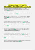 BUS2-130 Exam 1 UPDATED &NewLine;QUESTIONS AND CORRECT ANSWERS