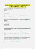 BUS2-130 Exam UPDATED QUESTIONS &NewLine;AND CORRECT ANSWERS