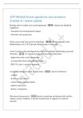 ATP RESNA Exam questions and answers&NewLine;Graded A&plus; latest update&NewLine;Reading aids for people with visual impairment - - Optical aids &lpar;handheld&NewLine;magnifiers&rpar;&NewLine;- Nonoptical aids &lpar;enlarged print&comma; lamps&rpar;&NewLine;- Electronic aids &lpar;projectors&rpar;&NewLine;Public sources that fund assi