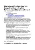 2026&sol;2027 &lpar;New York&rpar; NYSPHSAA Competitive Cheer Safety & Risk Management Test Bank &vert; 21&plus; S-Tier Scenarios & Explanations
