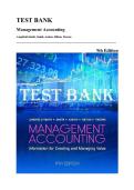 Test Bank &mdash; Management Accounting&comma; 9th Update Edition &lpar;Langfield-Smith&comma; Smith&comma; Andon&comma; Hilton&comma; Thorne&comma; 2021&rpar; &vert; All Chapters 1-21 Covered&NewLine;