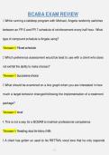 BCaBA Exam Review 2024 2025 &vert; Comprehensive Questions & Answers &vert; Board Certified Assistant Behavior Analyst Prep