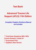 ATLS 11th Edition Exam Questions & Answers PDF &vert; Advanced Trauma Life Support Complete Practice Test &vert; Latest 2026&ndash;2027
