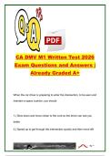 California DMV M1 Motorcycle License Written Test &vert; 2026 Exam Prep &vert; 180&plus; Practice Questions & Answers &vert; Motorcycle Safety&comma; Road Rules&comma; Lane Positioning & Traffic Laws &vert; California Department of Motor Vehicles &lpar;CA DMV&rpar;