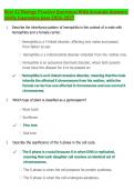 HESI A2 Biology Practice Questions & Correct Answers 2026&sol;2027 &vert; Comprehensive Review &vert; Latest Update &vert; Graded A&plus;
