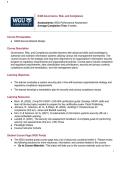 WGU D486 Governance&comma; Risk&comma; and Compliance Course &vert; 2026 UPDATE &vert; WITH COMPLETE SOLUTIONS&period;