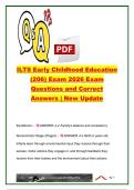 ILTS Early Childhood Education &lpar;206&rpar; &vert; 2026 Exam Prep &vert; 250&plus; Practice Questions & Correct Answers &vert; Child Development&comma; Learning Theories&comma; Literacy&comma; Assessment & Classroom Management &vert; Illinois Licensure Testing System &lpar;ILTS&rpar;