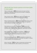 CNA Florida Exam Practice questions and answers grade&NewLine;A&plus; latest update&NewLine;What are resident rights&quest; - Resident rights are the legal and ethical&NewLine;entitlements of individuals living in long-term care facilities&comma; ensuring their&NewLine;dignity&comma; privacy&comma; and autonomy