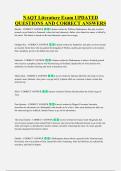 NAQT Literature Exam UPDATED &NewLine;QUESTIONS AND CORRECT ANSWERS