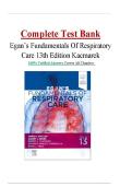  Egan&rsquo;s Fundamentals of Respiratory Care 12th Edition by Robert M&period; Kacmarek&comma; James K&period; Stoller & Albert J&period; Heuer &comma;Complete Guide Test Bank &NewLine;