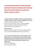 AIC 302 FINAL EXAM COMPLETE TEST BANK 200 CERTIFIED QUESTIONS WITH DETAILED ANSWERS & EXPERT RATIONALES BASED ON AIC 301&sol;302 CURRICULUM &vert; ACTUAL EXAM FORMAT &vert; VERIFIED A&plus; CONTENT