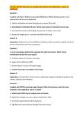 BSN HESI 266 Med Surg Exam V1 Questions and Answers and Explanations &vert; Latest For &NewLine;Nightingale