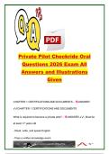 FAA Private Pilot Checkride Oral Exam &vert; 2026 Exam Prep &vert; 500&plus; Oral Questions&comma; Complete Answers & Illustrated Explanations &vert; FAA Regulations&comma; Airspace&comma; Weather&comma; Aircraft Systems&comma; Flight Planning & Emergency Procedures &vert; Federal Aviation Administration &lpar;FAA