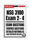 Galen NSG 3100 Exam 2&comma;3&comma;4 &vert; Fundamental Concepts & Skills I &lpar;2026&rpar; Actual Q&A PDF