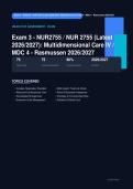 NUR 2755 Multidimensional Care IV MDC 4 Exam 3 Actual 2026&sol;2027 &ndash; 100&percnt; Verified &vert; Detailed Rationales &ndash; Pass Guaranteed &ndash; A&plus; Graded 
