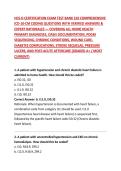 HCS-D CERTIFICATION EXAM TEST BANK 210 COMPREHENSIVE ICD-10-CM CODING QUESTIONS WITH VERIFIED ANSWERS & EXPERT RATIONALES &mdash; COVERING ALL HOME HEALTH PRIMARY DIAGNOSES&comma; OASIS DOCUMENTATION&comma; PDGM SEQUENCING&comma; CHRONIC CONDITIONS&comma; WOUND CARE&comma; DIABETES COMPLICA