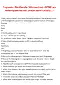 Progression&colon; Field Tech IV - V Conventional &ndash; NCTI Exam Review Questions and Correct Answers 2026&sol;2027