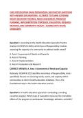 CHES CERTIFICATION EXAM PREPARATION&colon; 200 PRACTICE QUESTIONS WITH ANSWER EXPLANATIONS - ULTIMATE TEST BANK COVERING HEALTH BEHAVIOR THEORIES&comma; NEEDS ASSESSMENT&comma; PROGRAM PLANNING&comma; IMPLEMENTATION STRATEGIES&comma; EVALUATION&comma; RESEARCH METHODS&comma; AND COMMUNITY HEALTH 