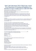 Basic Code Enforcement TEEX TDLR Exam&colon; Texas Code Enforcement Practice Questions & Study Guide 2027&sol;2028