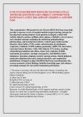 EVOLVE ELSEVIER HESI MED SURG EXAM 2026&colon; 300 ACTUAL Testbank Questions with Correct Answers & Detailed Rationales &vert; Guaranteed Pass&NewLine;&NewLine;