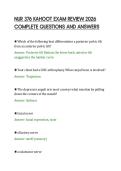 NUR 376 KAHOOT EXAM REVIEW 2026&NewLine;COMPLETE QUESTIONS AND ANSWERS