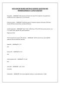 AACN AGACNP BOARDS MATERIALS&vert;VERIFIED QUESTIONS AND ANSWERS&vert;GRADED A&plus; &vert;LATEST 2026&sol;2027