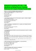 Delegated Examining &lpar;DE-301&rpar; &ndash; 200 Questions on Hiring Process&comma; Veterans Preference & Category Rating Practice 2026&NewLine;