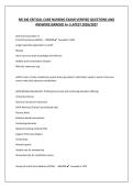 NR 340 CRITICAL CARE NURSING EXAM&vert;VERIFIED QUESTIONS AND ANSWERS&vert;GRADED A&plus; &vert;LATEST 2026&sol;2027