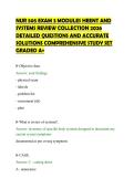 NUR 505 EXAM 3 MODULES HEENT AND&NewLine;SYSTEMS REVIEW COLLECTION 2026&NewLine;DETAILED QUESTIONS AND ACCURATE&NewLine;SOLUTIONS COMPREHENSIVE STUDY SET&NewLine;GRADED A&plus;