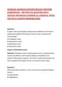 NURS6202 ADVANCED PATHOPHYSIOLOGY MIDTERM EXAMINATION &ndash; 200 PRACTICE QUESTIONS WITH DETAILED RATIONALES COVERING ALL ESSENTIAL TOPICS FOR THE CU-AGPCNP PROGRAM &lpar;2026&rpar;