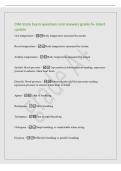CNA State Exam questions and answers grade A&plus; latest&NewLine;update&NewLine;Oral temperature - Body temperature measured by mouth&NewLine;Rectal temperature - Body temperature measured by rectum&NewLine;Axillary temperature - Body temperature measured by armpit&NewLine;Systolic blood press