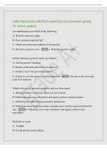 CNA State Exam Written questions and answers grade&NewLine;A&plus; latest update&NewLine;An ombudsman does which of the following&colon;&NewLine;A&period; Protects a person's rights&NewLine;B&period; Pays a person's medical bill&NewLine;C&period; Orders necessary prescriptions for the person&NewLine;D&period; Provides a 