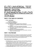 2026&sol;2027 ELITE TEST BANK&colon; Digital Fundamentals &lpar;Floyd 11th Ed&period;&rpar; - 19&plus; Grandmaster QA&comma; Timing Analysis & Synthesis