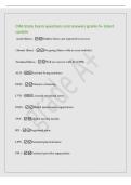 CNA State Exam questions and answers grade A&plus; latest&NewLine;update&NewLine;Acute Illness - Sudden illness and expected to recover&NewLine;Chronic illness - On-going illness with no cure &lpar;arthritis&rpar;&NewLine;Terminal Illness - Will not recover &lpar;AD & COPD&rpar;&NewLine;ALR - Assisted living resid