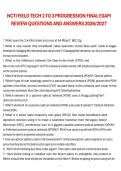 NCTI Field Tech 2 to 3 Progression Final Exam Review Questions and Answers 2026&sol;2027