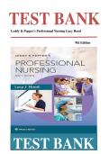TEST BANK&NewLine;Leddy & Pepper's Professional Nursing Lucy Hood&NewLine;9th Edition