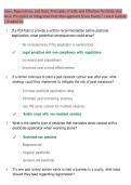 Laws&comma; Regulations & Basic Principles of Safe and Effective Pesticide Use Core Exam 2026 &vert; Integrated Pest Management Questions & Answers &vert; Latest Update &vert; Graded A&plus;