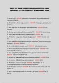 EDKP 396 EXAM QUESTIONS AND ANSWERS - 100&percnt; VERIFIED - LATEST 2026&sol;2027 GUARANTEED PASS&NewLine;&NewLine;