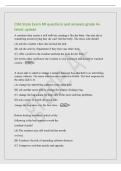 CNA State Exam MI questions and answers grade A&plus;&NewLine;latest update&NewLine;A resident often carries a doll with her&comma; treating it like her baby&period; One day she is&NewLine;wandering around crying that she can't find her baby&period; The nurse aide should&NewLine;&lpar;A&rpar; ask the resident 