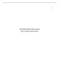 WGU D628 Public Health Graduate Capstone Task 1 &vert; Complete Literature Review &vert; 2026 Update &vert; Passed&period;