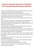 Final Exam&colon; Progression&colon; Field Tech III - IV Final &ndash; NCTI Practice Questions and Verified Answers 2026&sol;2027