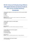 NR 507&colon; Advanced Pathophysiology &vert; Complete Bundle