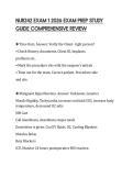 NUR242 EXAM 1 2026 EXAM PREP STUDY&NewLine;GUIDE COMPREHENSIVE REVIEW