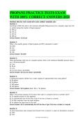 PROPANE PRACTICE TESTS EXAM WITH 100&percnt; CORRECT ANSWERS 2024&NewLine;