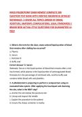 NHCO PHLEBOTOMY EXAM NEWEST COMPLETE 200 QUESTION TEST BANK WITH VERIFIED ANSWERS & DETAILED RATIONALES &vert; COVERS ALL TOPICS &lpar;ORDER OF DRAW&comma; ADDITIVES&comma; ANATOMY&comma; COMPLICATIONS&comma; LEGAL STANDARDS&rpar; &vert; BRAND NEW ACTUAL-STYLE QUESTIONS FOR GUARANTEED A&plus; PREP