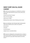NUR257 SCRIPT 2026 FULL SOLVED&NewLine;CONTENT